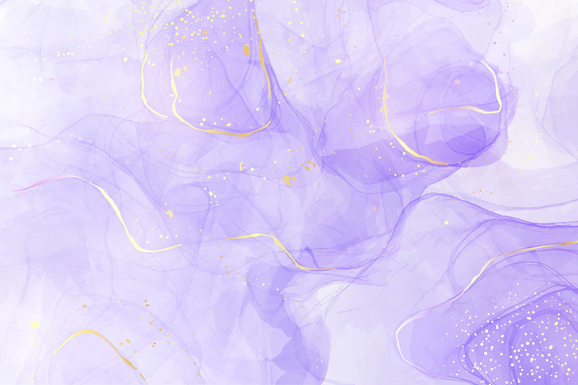 Purple lavender watercolor background